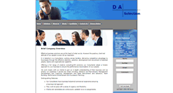 Desktop Screenshot of daselection.com